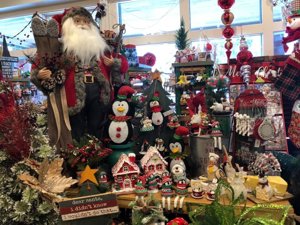 selection of items available at McCall Christmas House