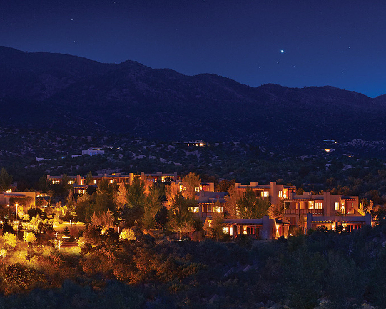 overview-of-resort-at-nighttime