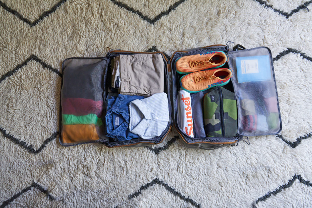 Packed Mission Rover backpack