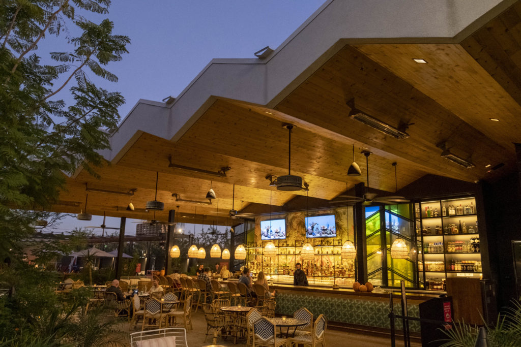 Outdoor bar in Phoenix, Arizona