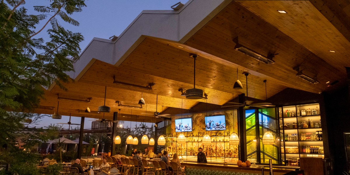 Outdoor bar in Phoenix, Arizona