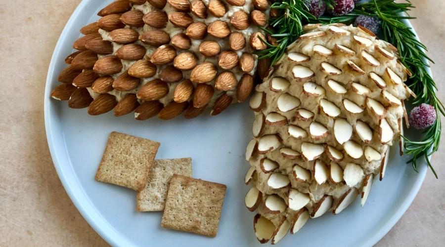 Pinecone cheese ball