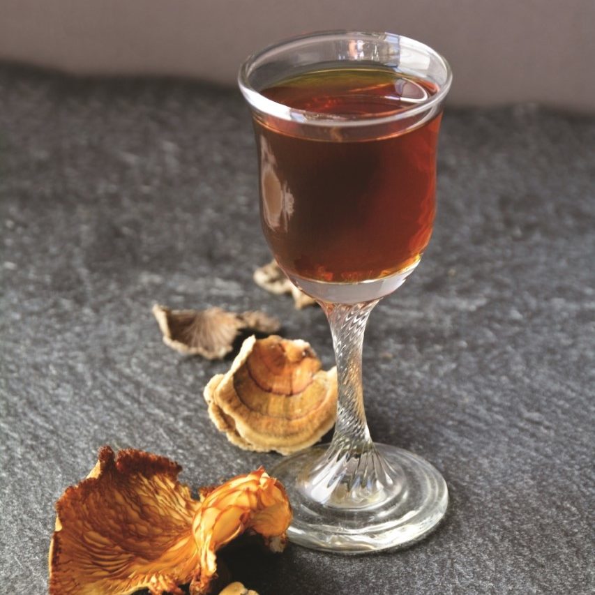Shiitake cocktail recipe for your fall cocktail garden