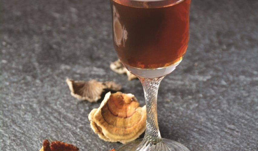 Shiitake cocktail recipe for your fall cocktail garden