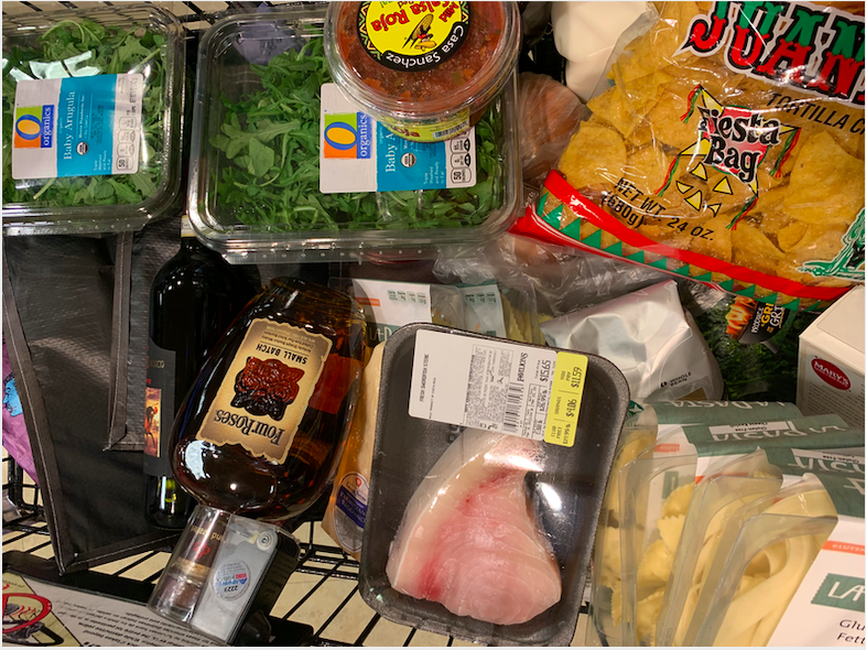 Grocery Cart Contents