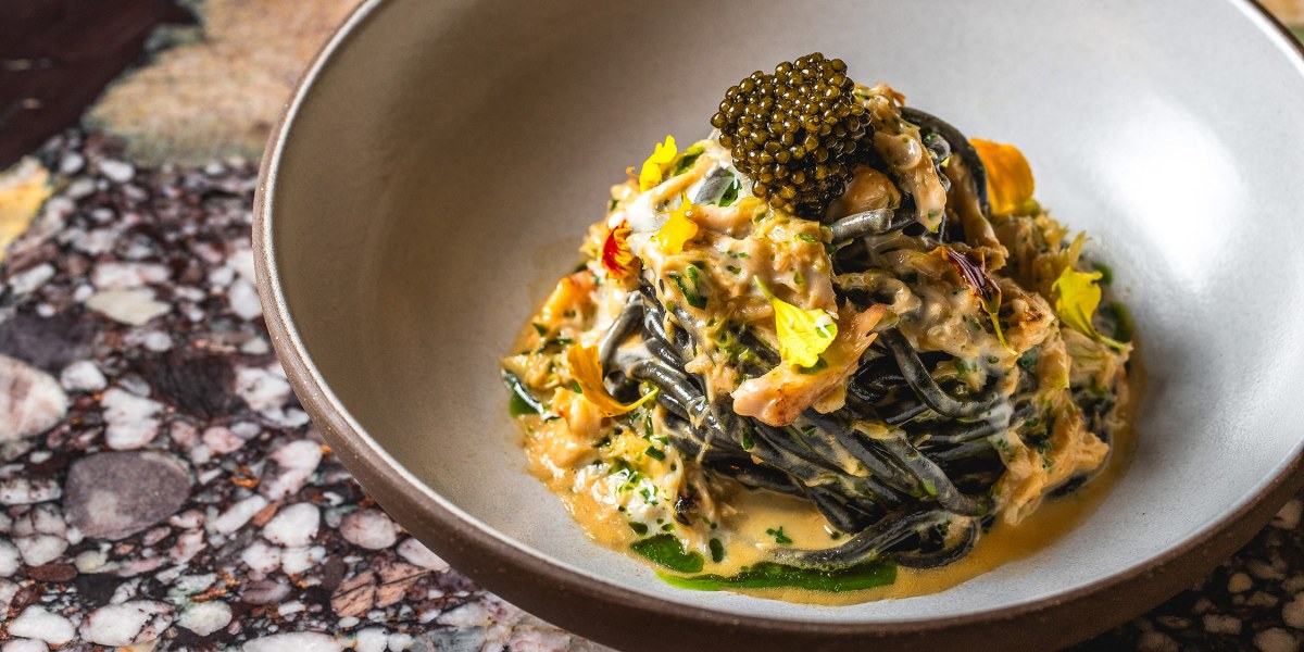 Spaghetti and Dungeness Crab