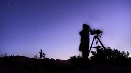 Stargazing with a telescope