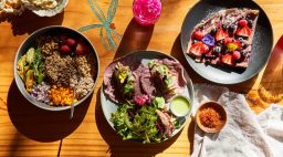 A spread of dishes from Wahpepah's Kitchen in Oakland