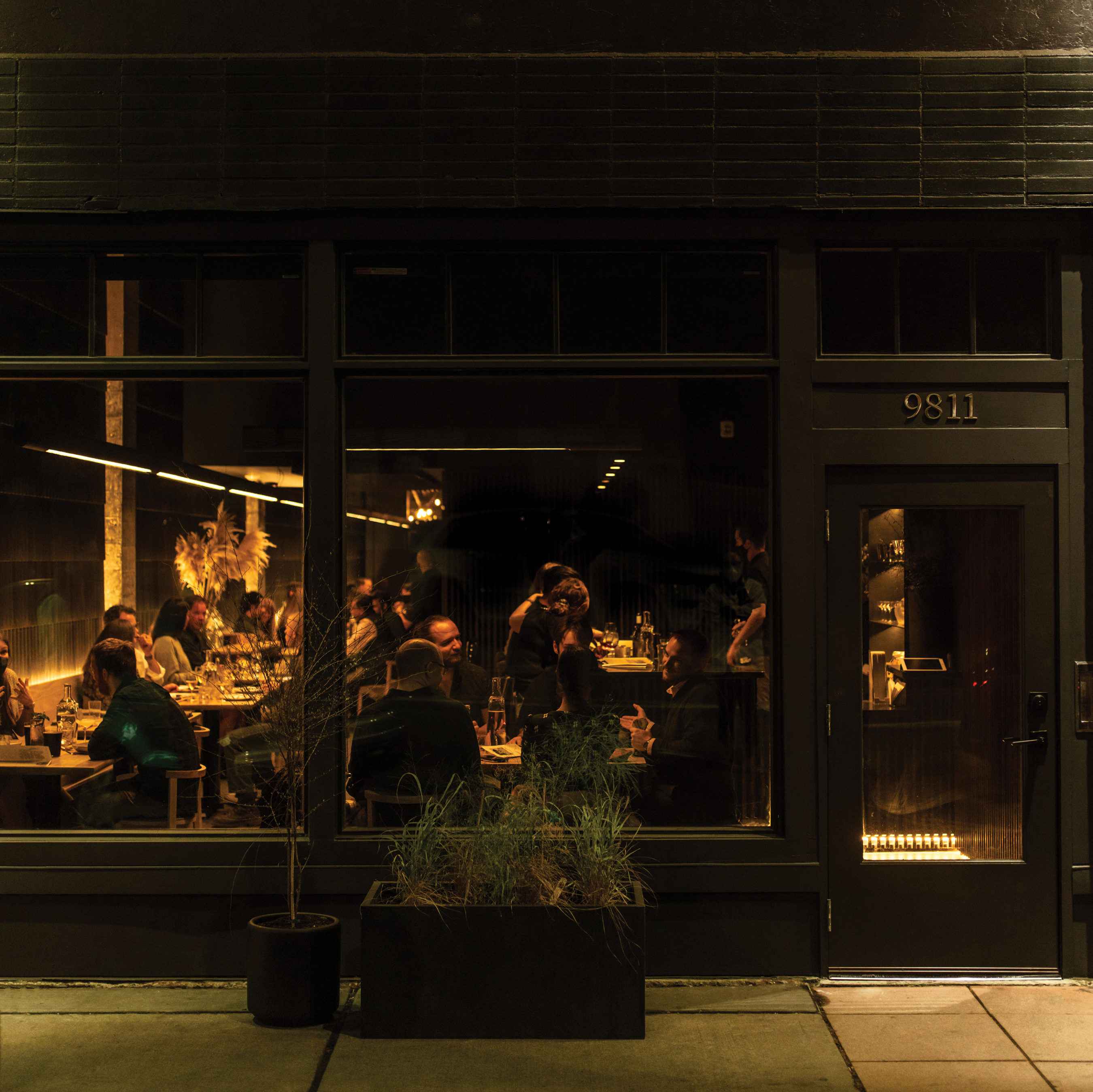 Exterior of Tomo restaurant in Seattle, Washington