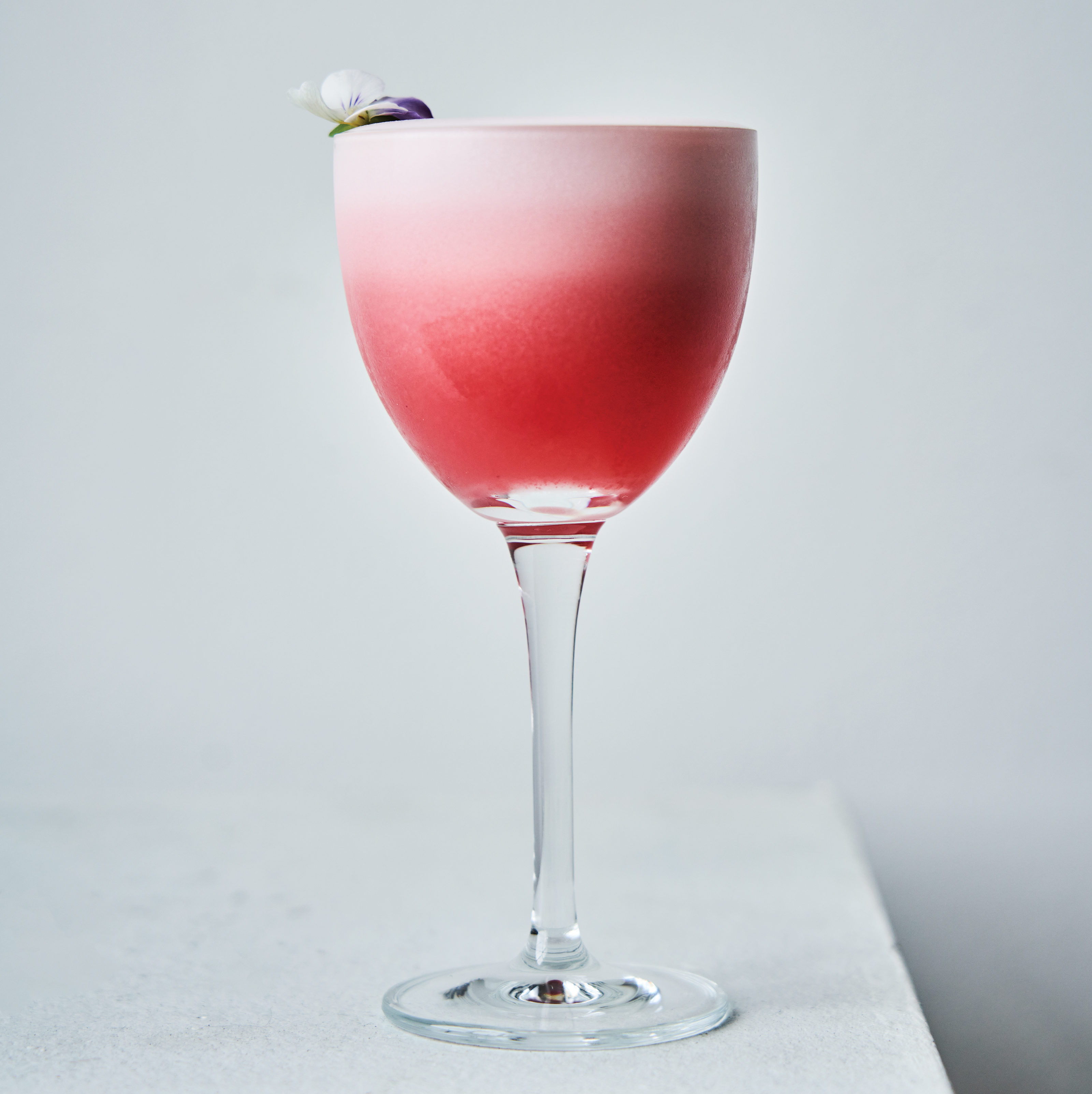 Miss Nick pink brandy cocktail from Tomo restaurant in Seattle