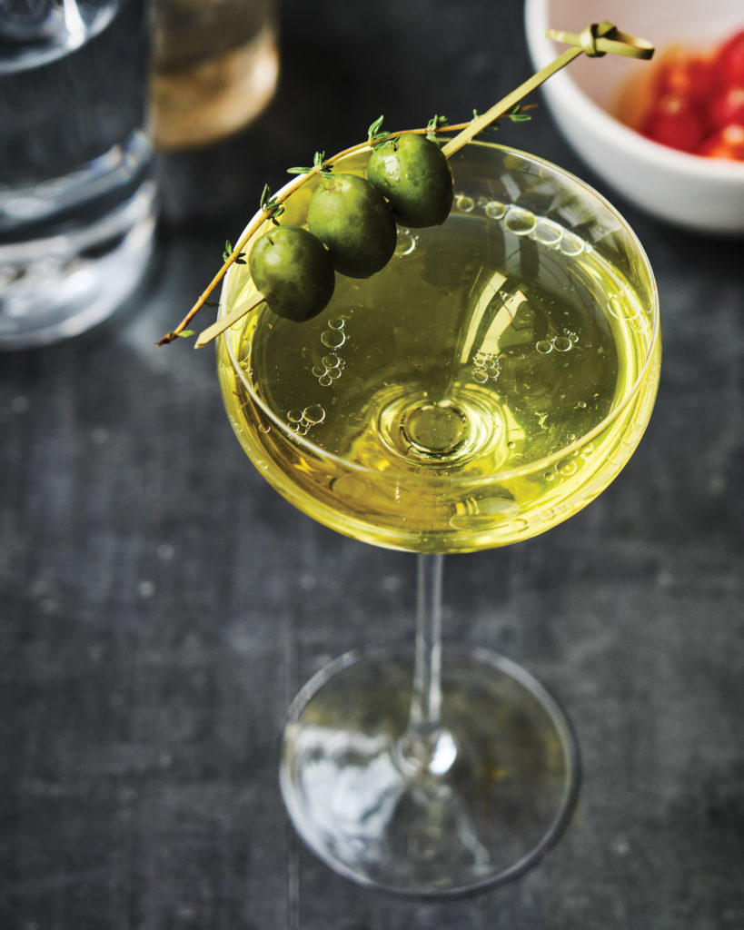 Tenure green gin-chartreuse cocktail from Tomo in Seattle