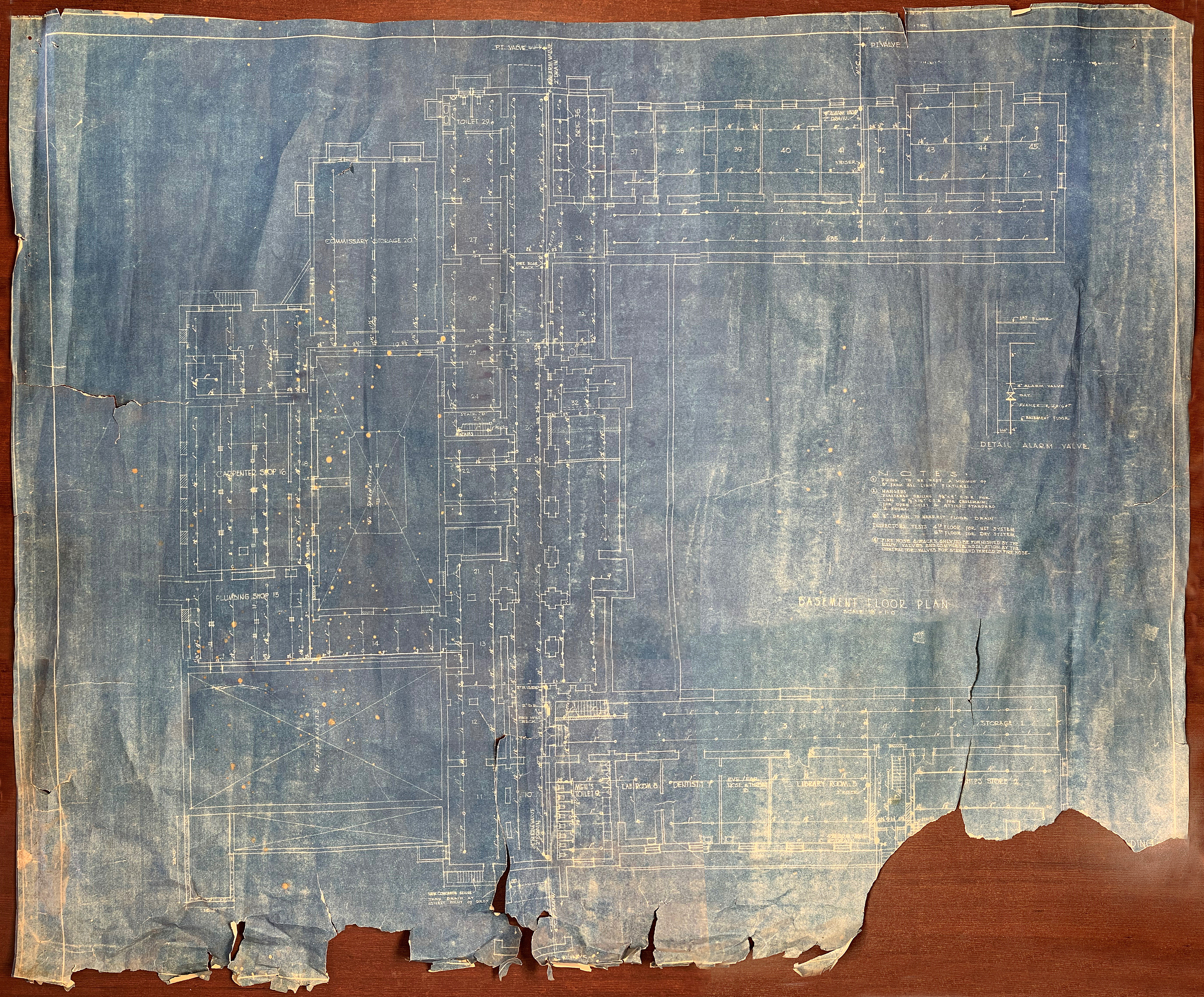 u-s-navy-blueprints-for-turning-hotel-colorado-into-a-hospital-in-1943