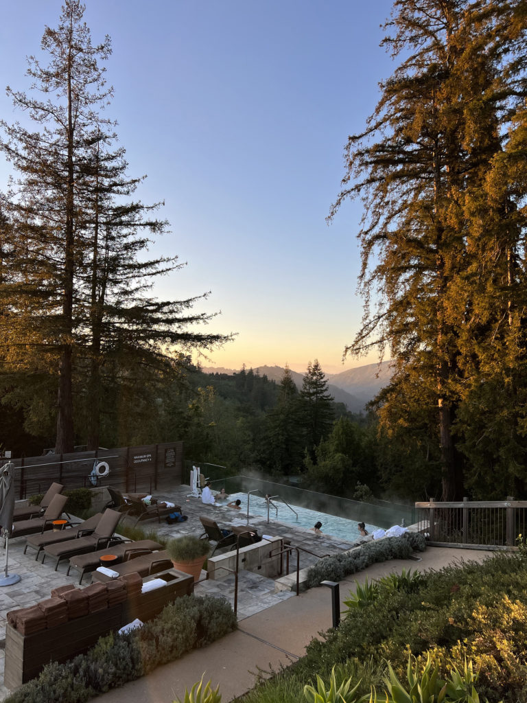 Ventana Big Sur, California hot tub