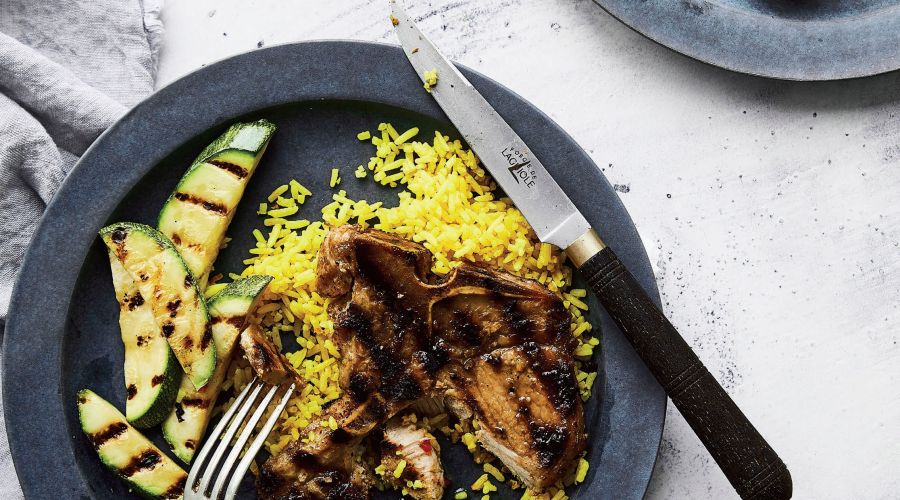 Grilled Lemongrass Pork Chops from Vietnamese Food Any Day