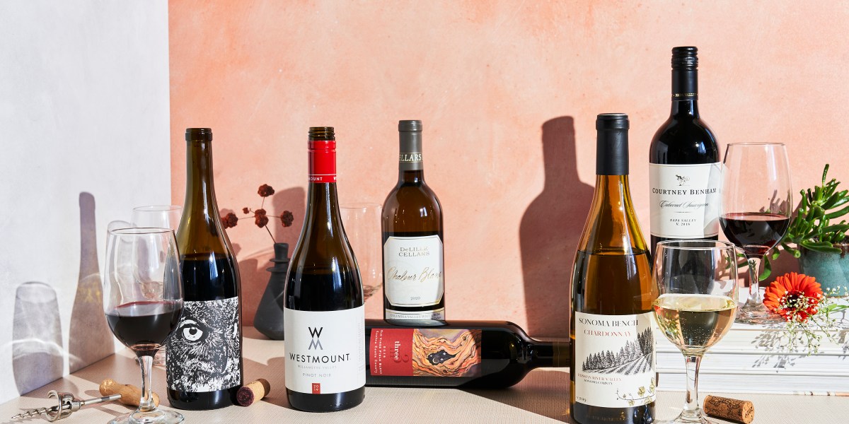 Spring 2022 wine club box bottles