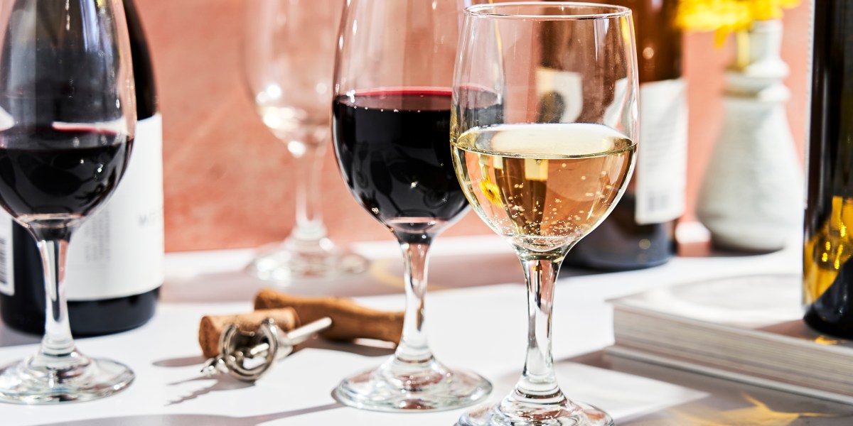 Sunset Wine Club wine glasses