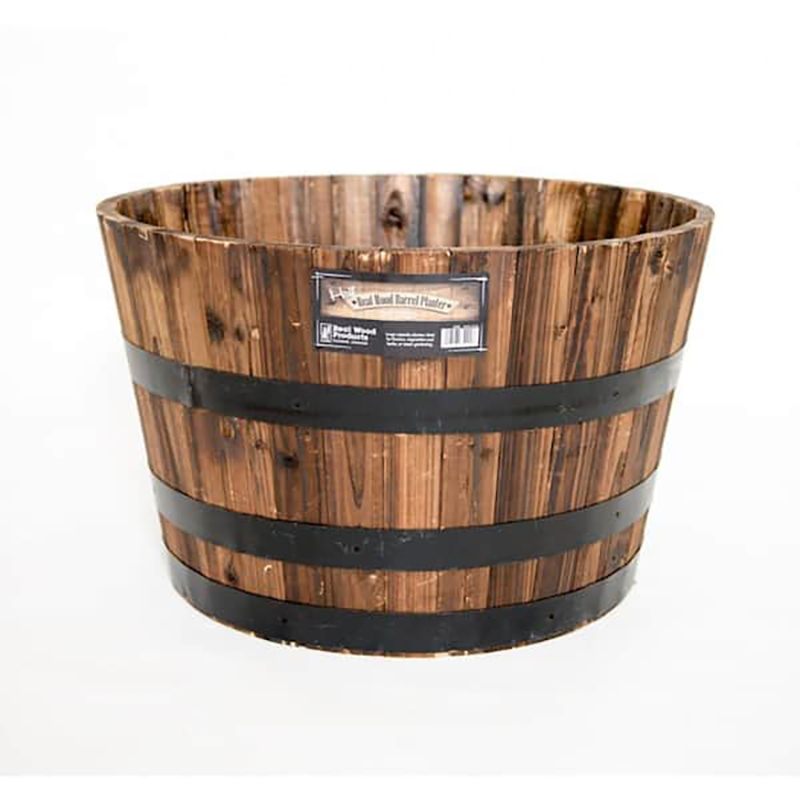 Acacia Wood Whiskey Barrel