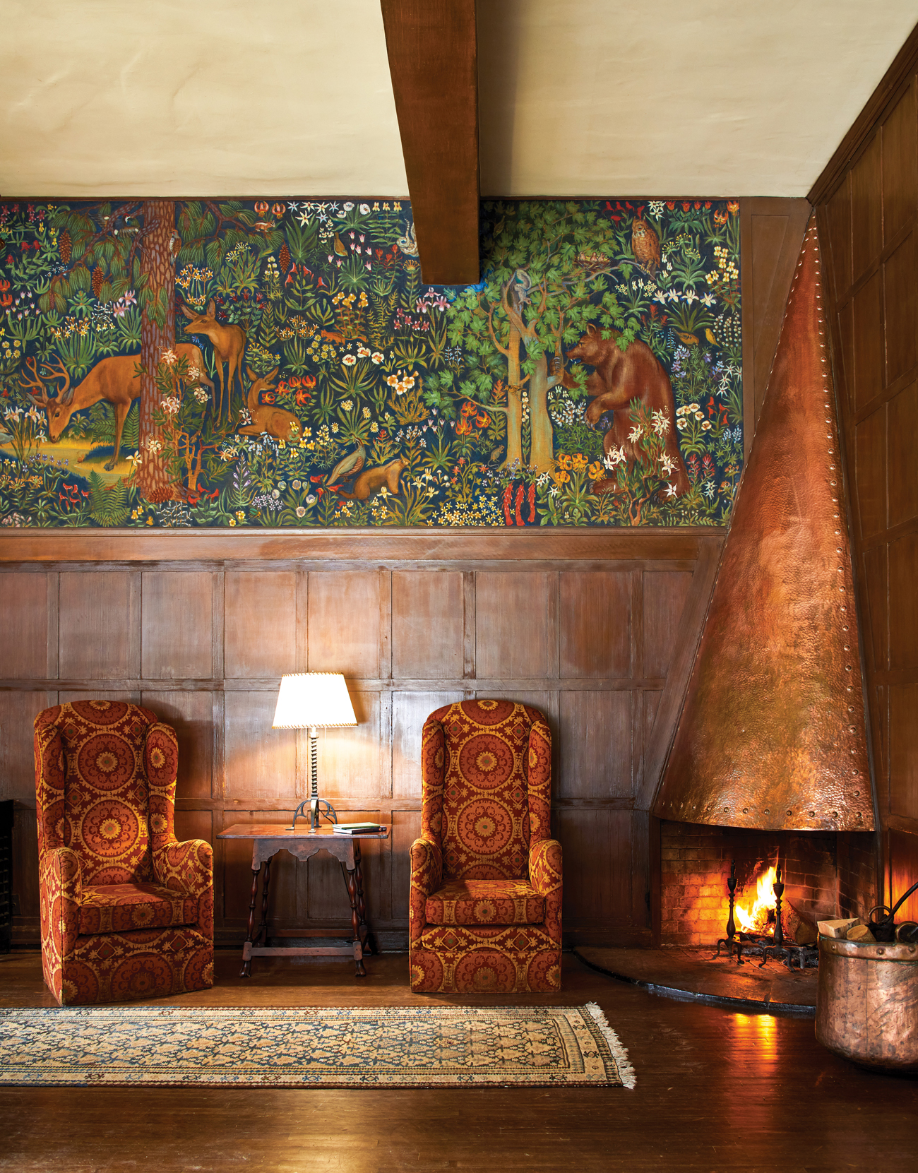 Ahwahnee Mural Room Yosemite Lodge Book