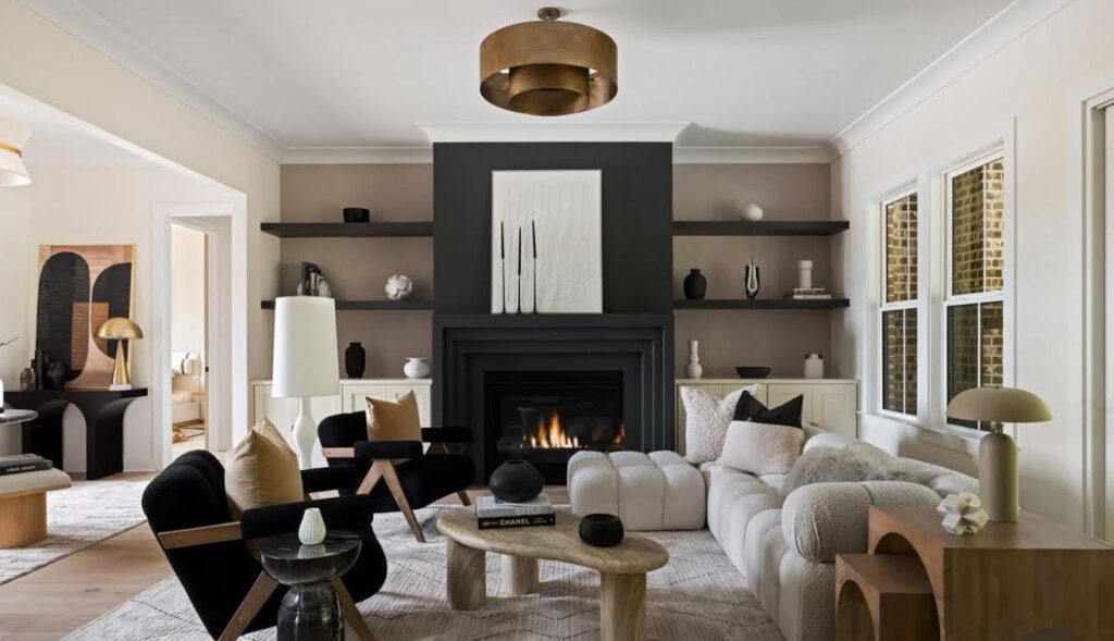 Art Deco Inspired Living Room by Rachel Brown