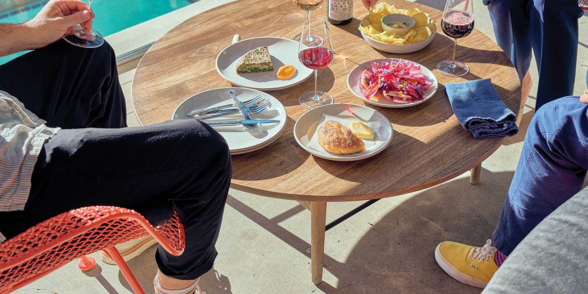 Pool Snacks from Ashes and Diamonds