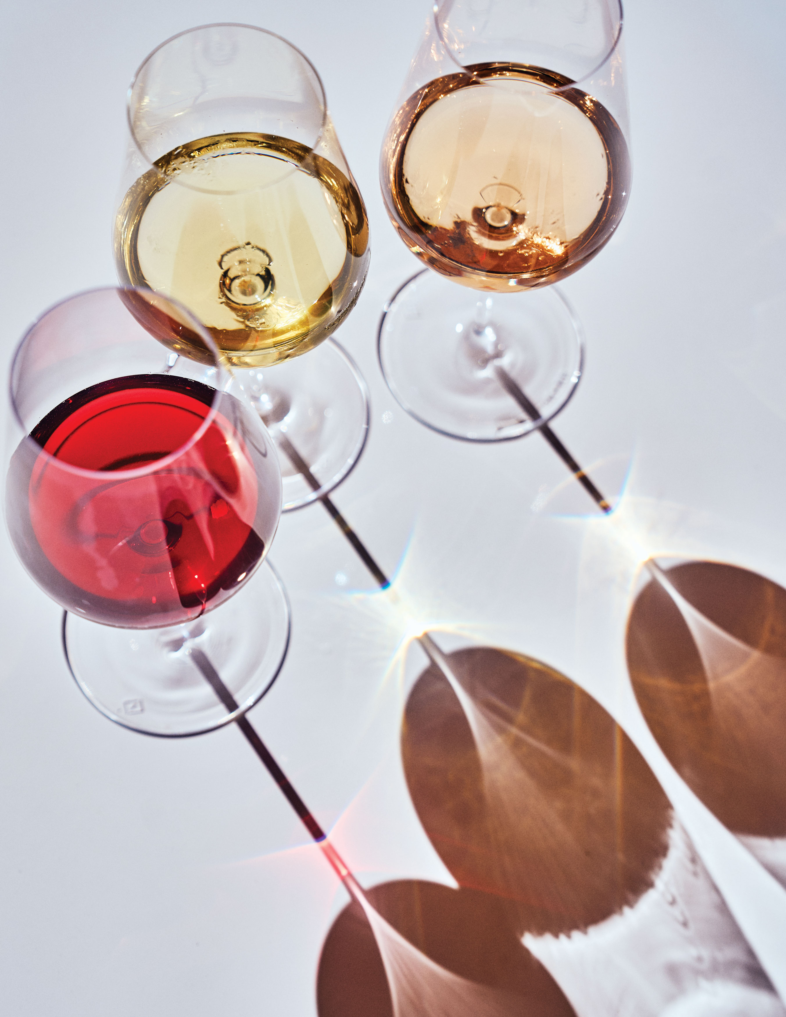 Wine Glasses and Shadows