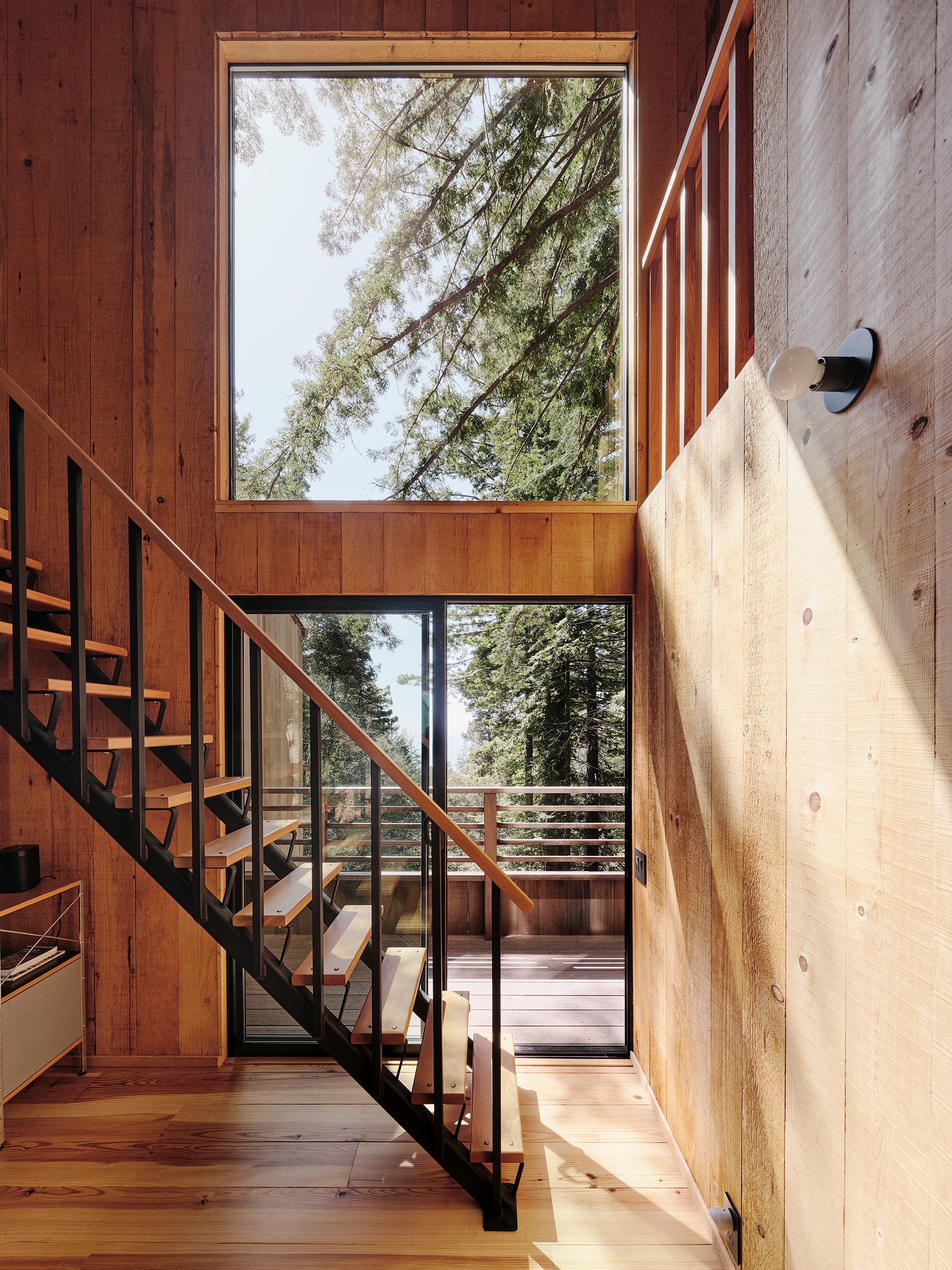 Atrium in Sea Ranch Cabin