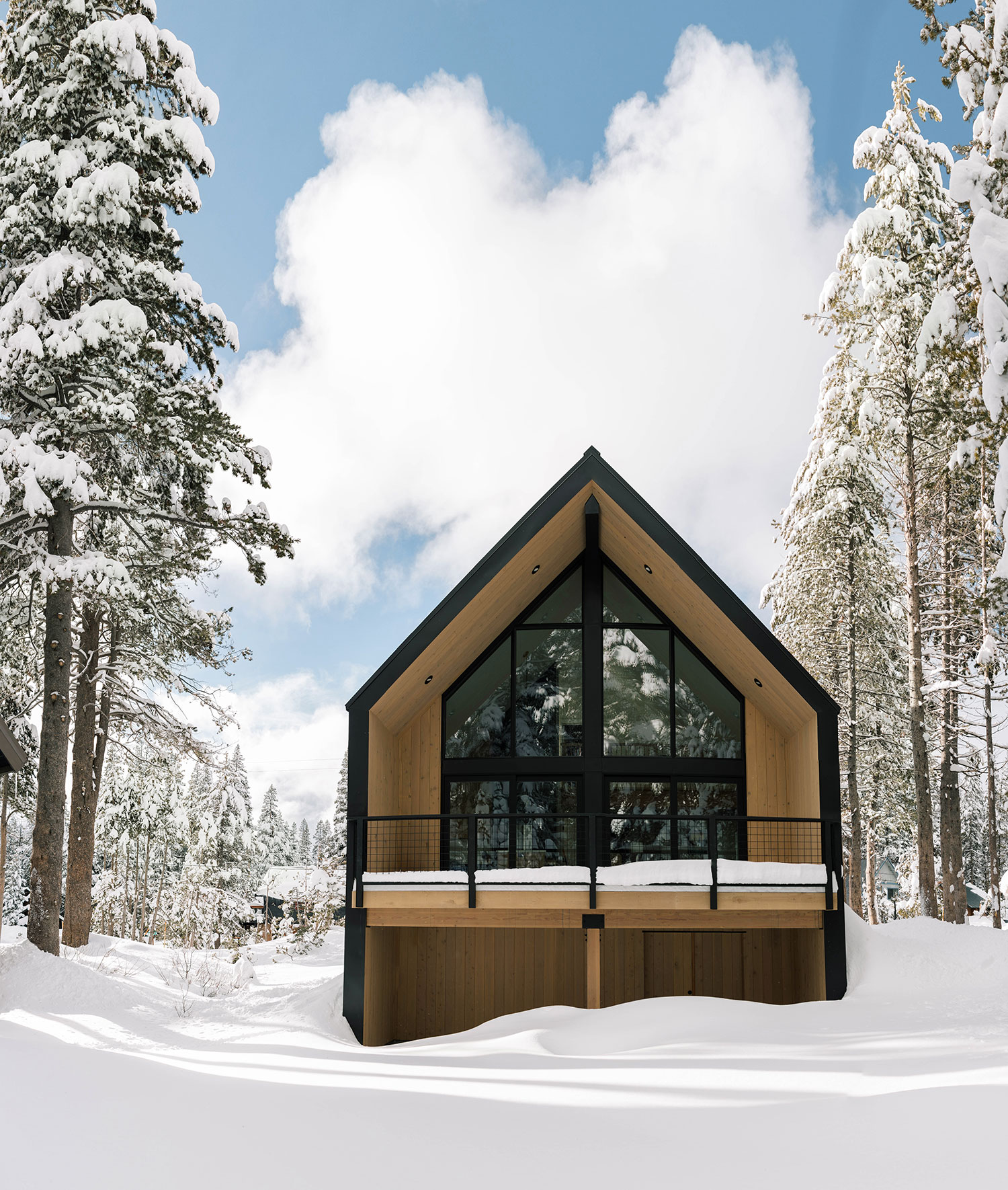 Back Deck in Lake Tahoe House by Hedda