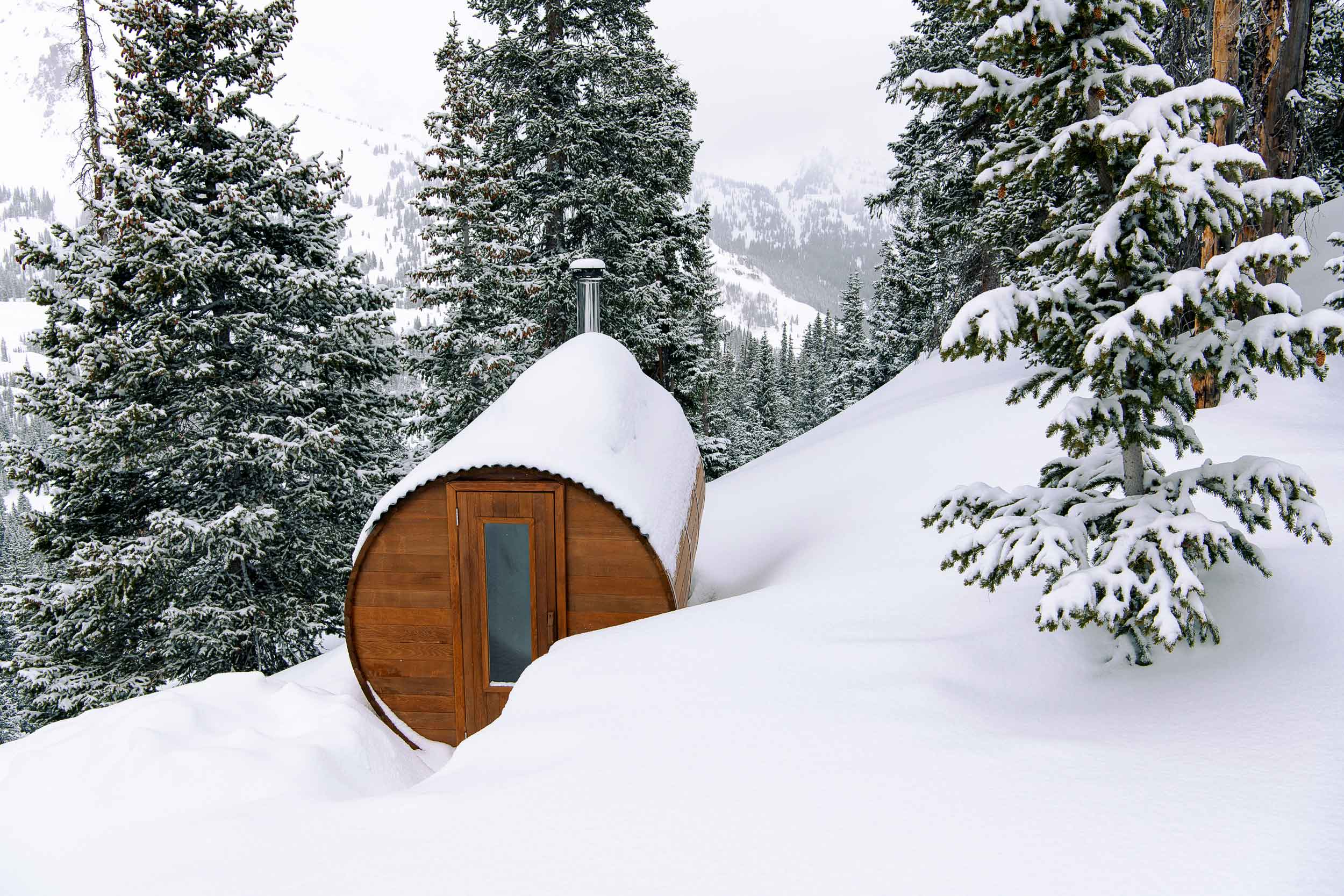 The Sauna at Red Mountain Alpine Lodge