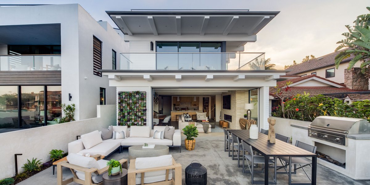 Backyard in Newport Beach