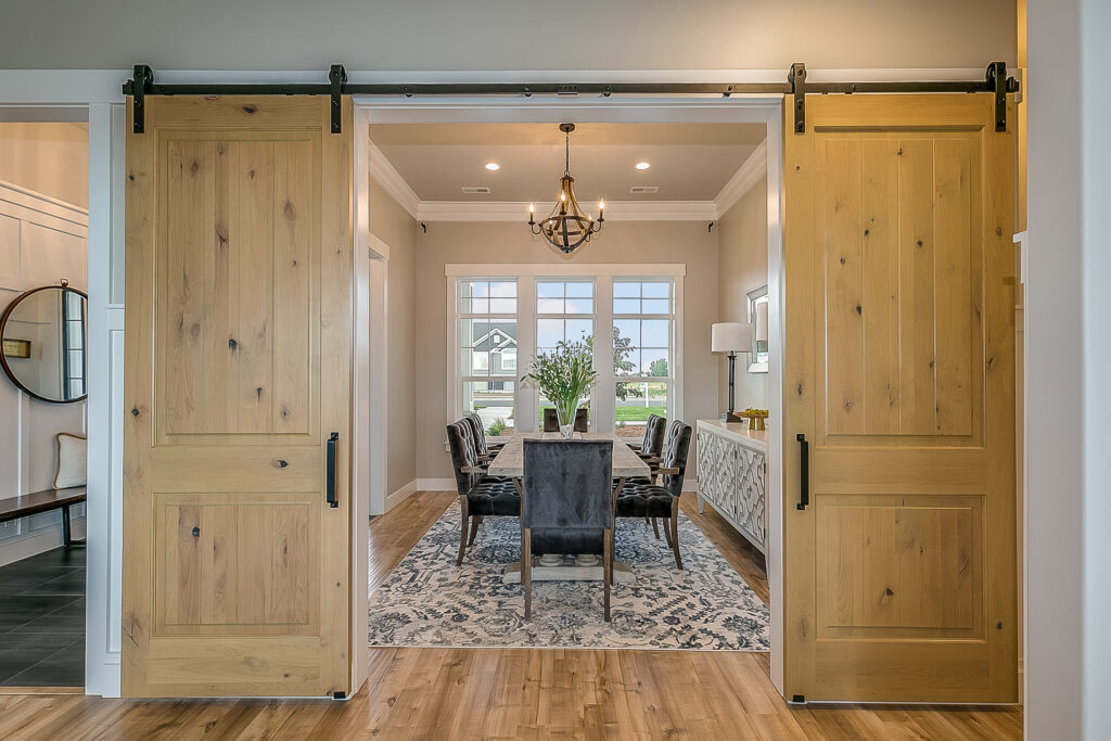 Barn Door Dining Room