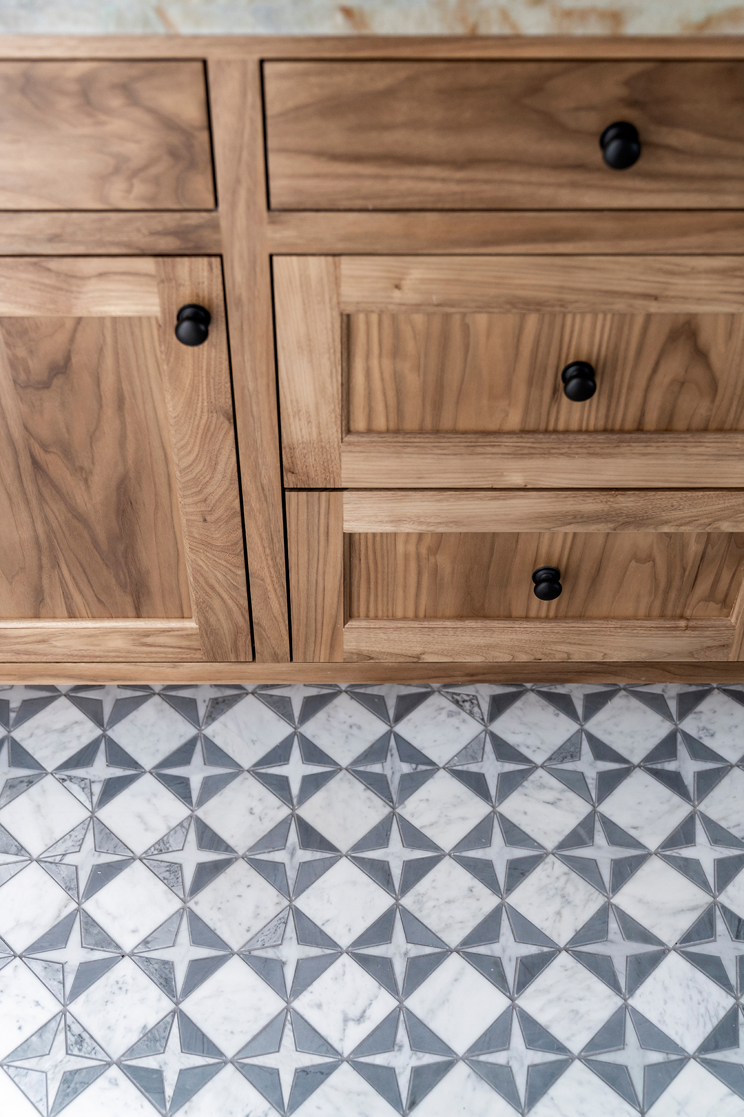 Bathroom Flooring in San Mateo Bathroom by Melinda Mandell