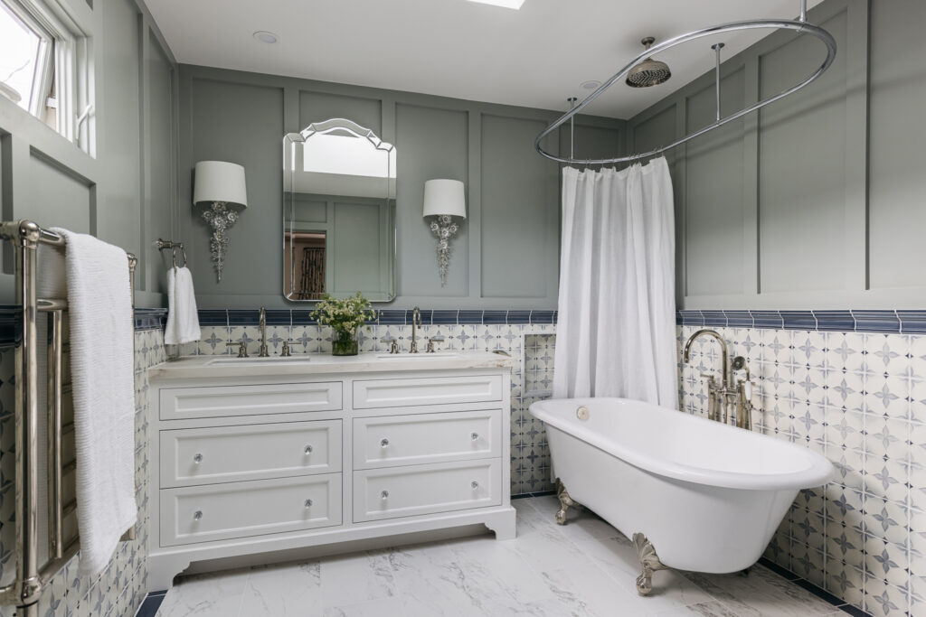 Bathroom in Huntington Beach Cottage by CC Zippert