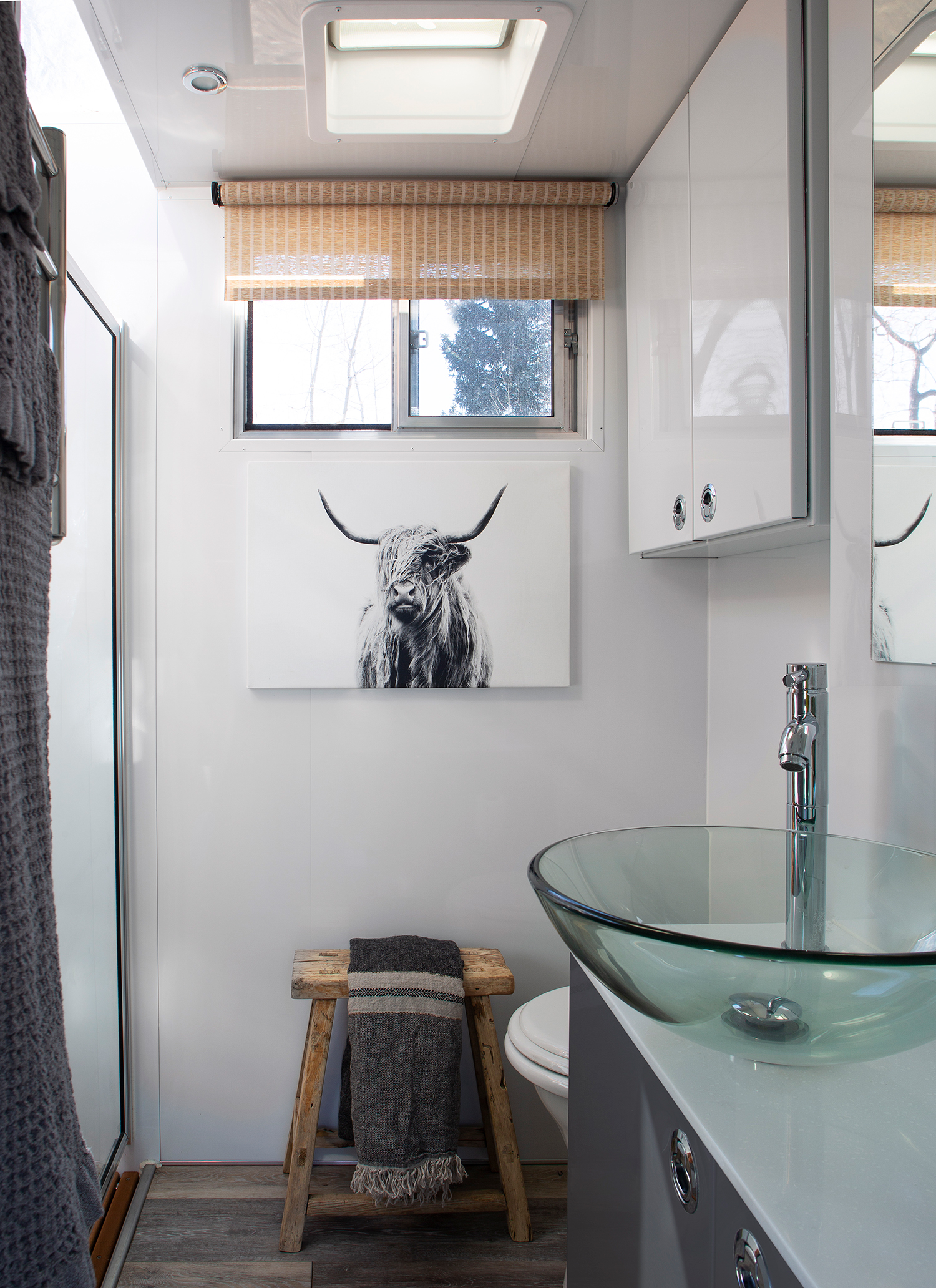 Bathroom Living Vehicle Trailer by Emerson Bailey