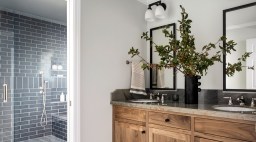 Bathroom Makeover in San Mateo Bathroom by Melinda Mandell