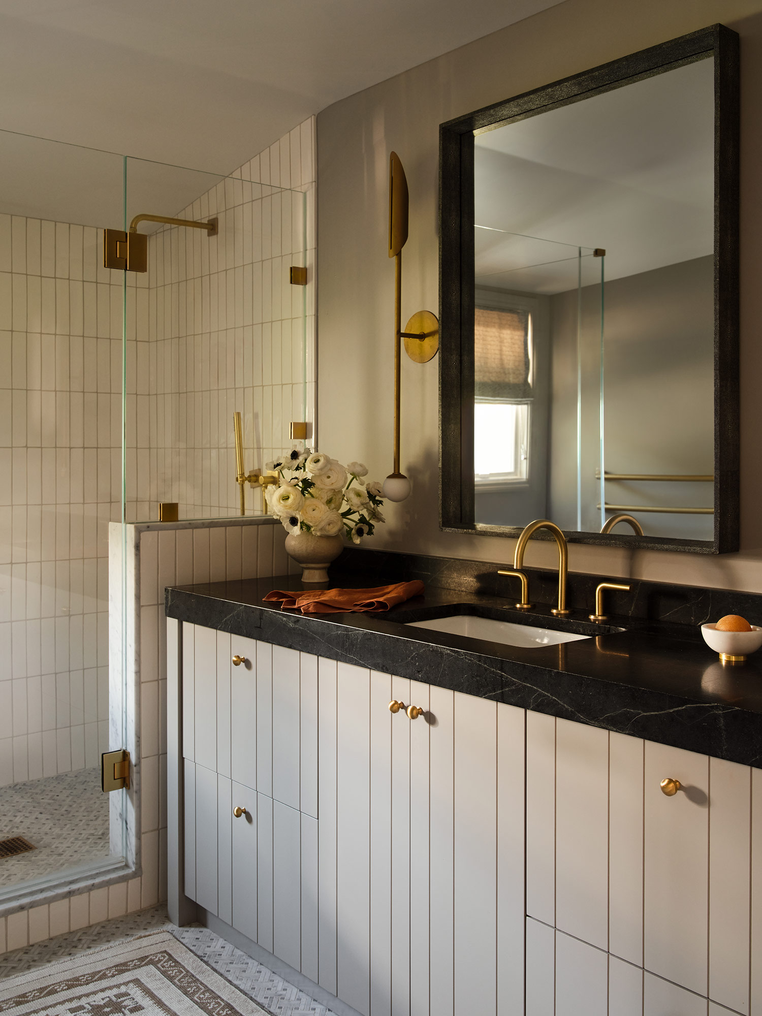Bathroom in Marin County House by Caitlin Jones Design