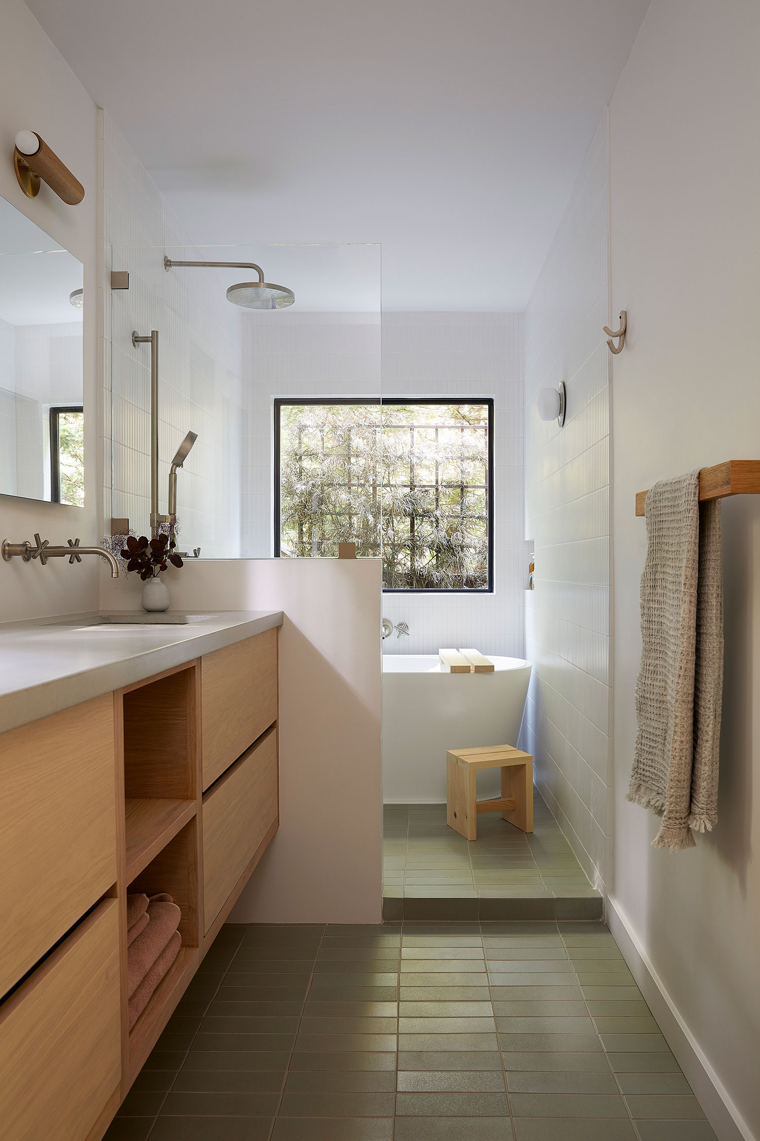 Bathroom in Mill Valley House by Field Theory