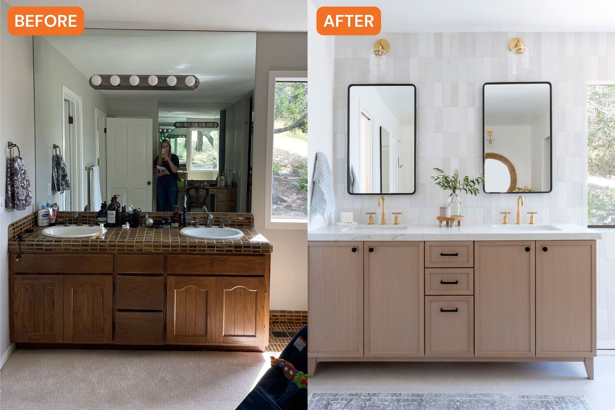 Bathroom Vanity Gina Caulkins Bathroom Makeover