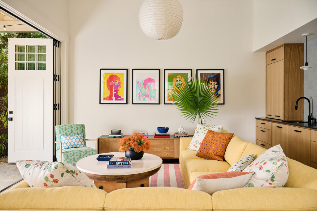 Beatles Artwork in Garage by Kerry Green