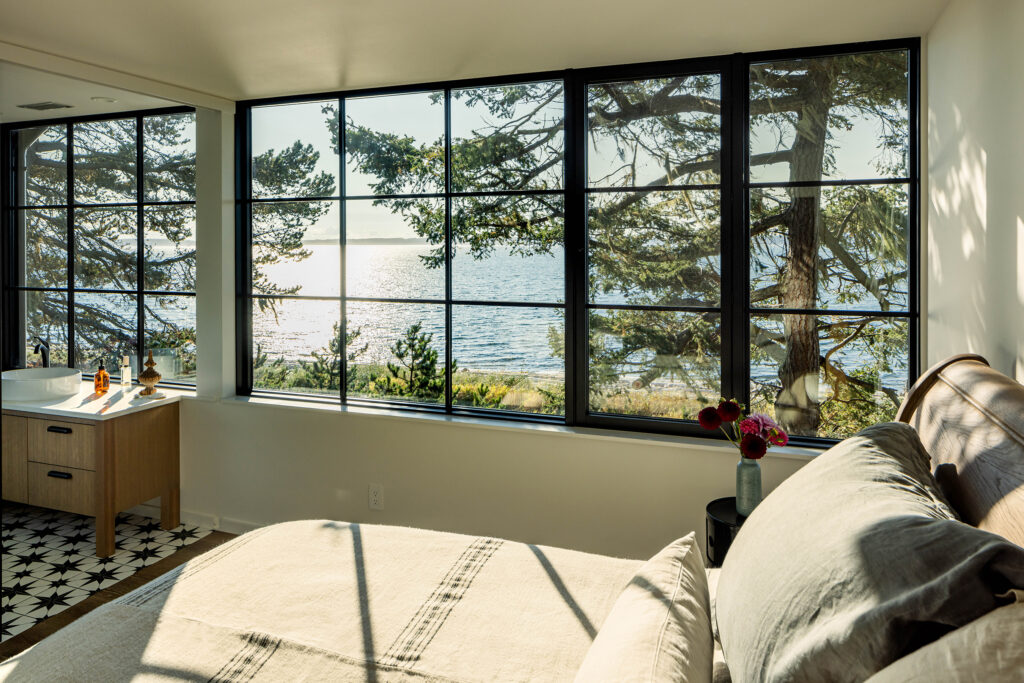 Bedroom in Lopez Island House
