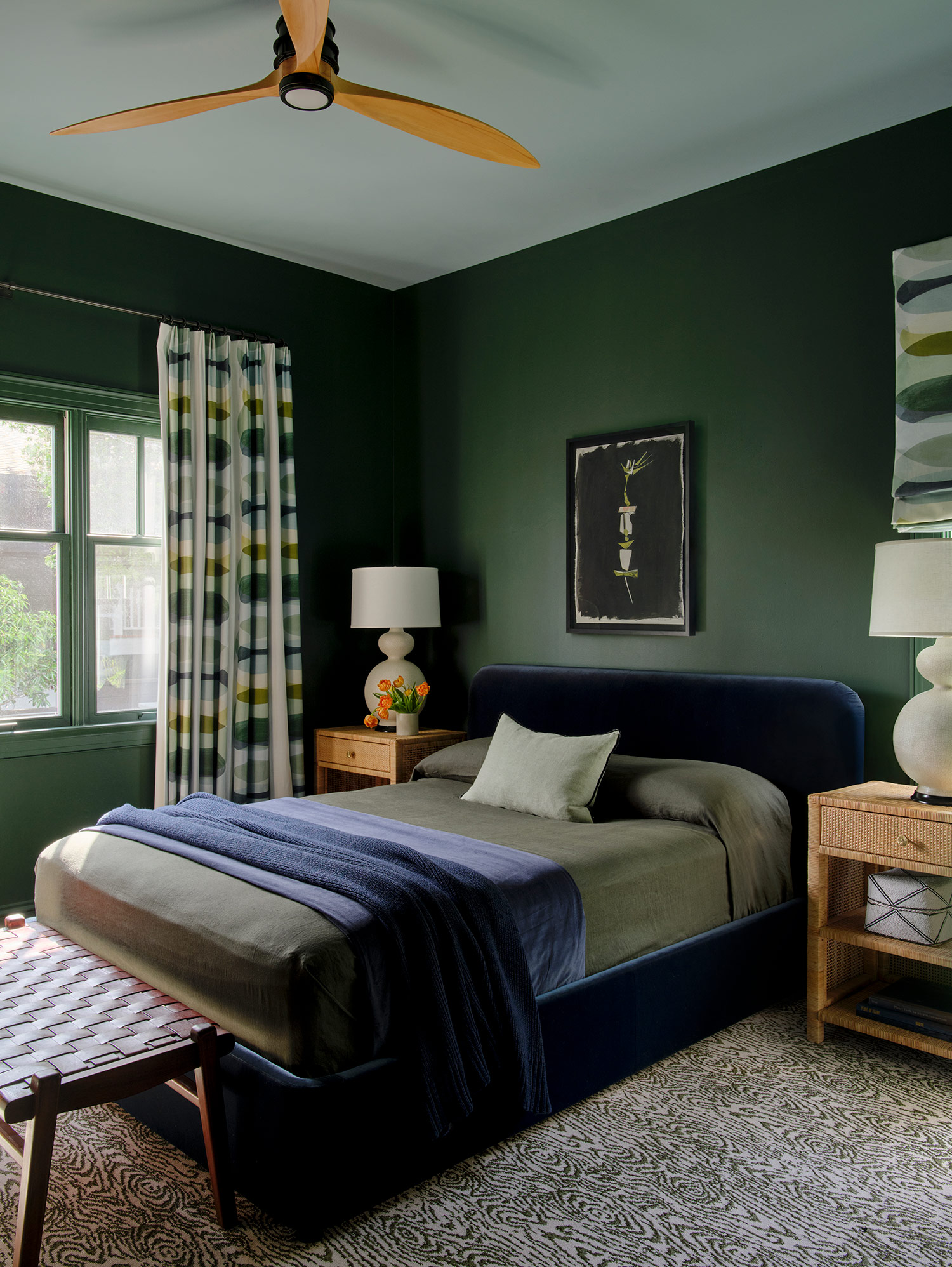 Bedroom in Marin County House by Caitlin Jones Design