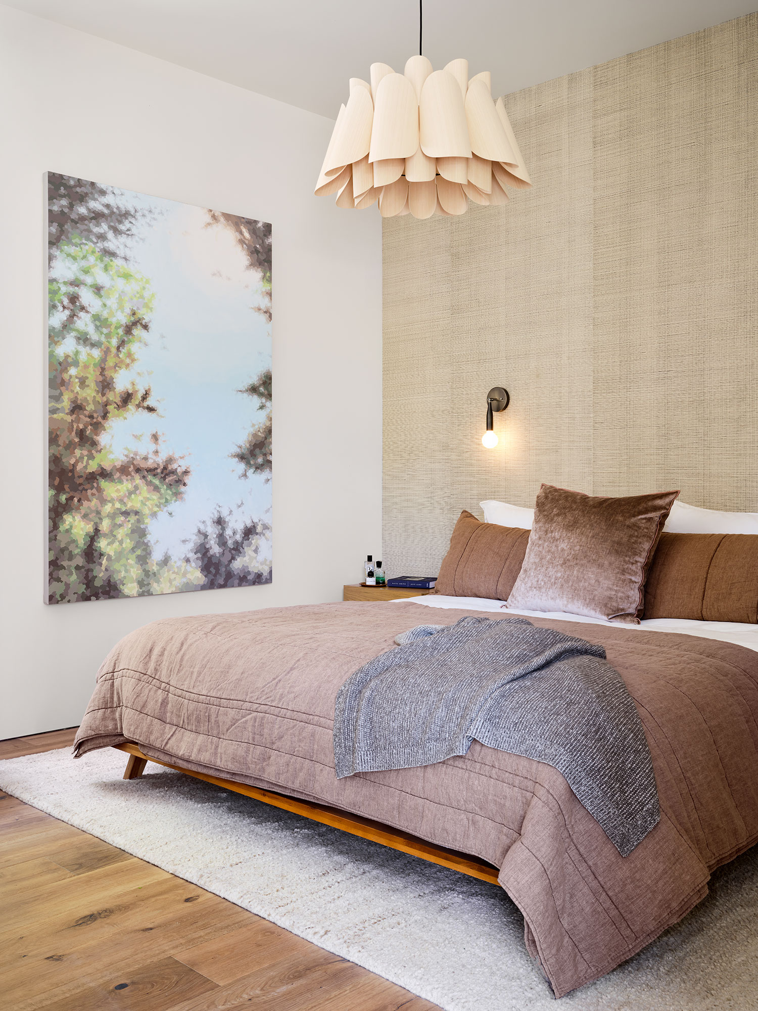 Bedroom in Mill Valley ADU by Richardson Pribuss Architects