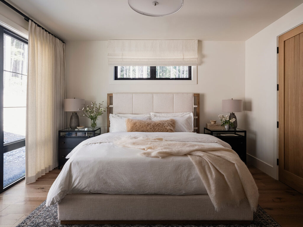 Bedroom in Mt Rainier Vacation Home by White Label Interiors