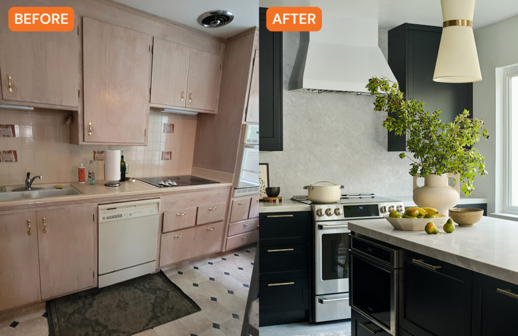 Before and After Oakland Kitchen by LH.Designs