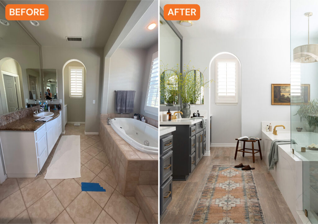 Before and After Vanity JKB Design