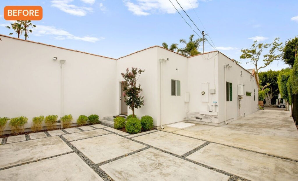 Before Melrose Backyard