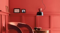 Benjamin Moore Raspberry Blush Corner Room