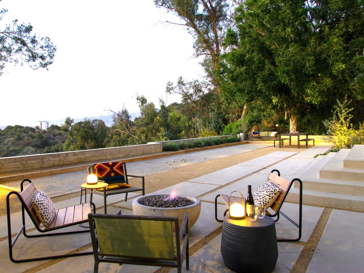 Inviting Location for the Bocce Ball Court