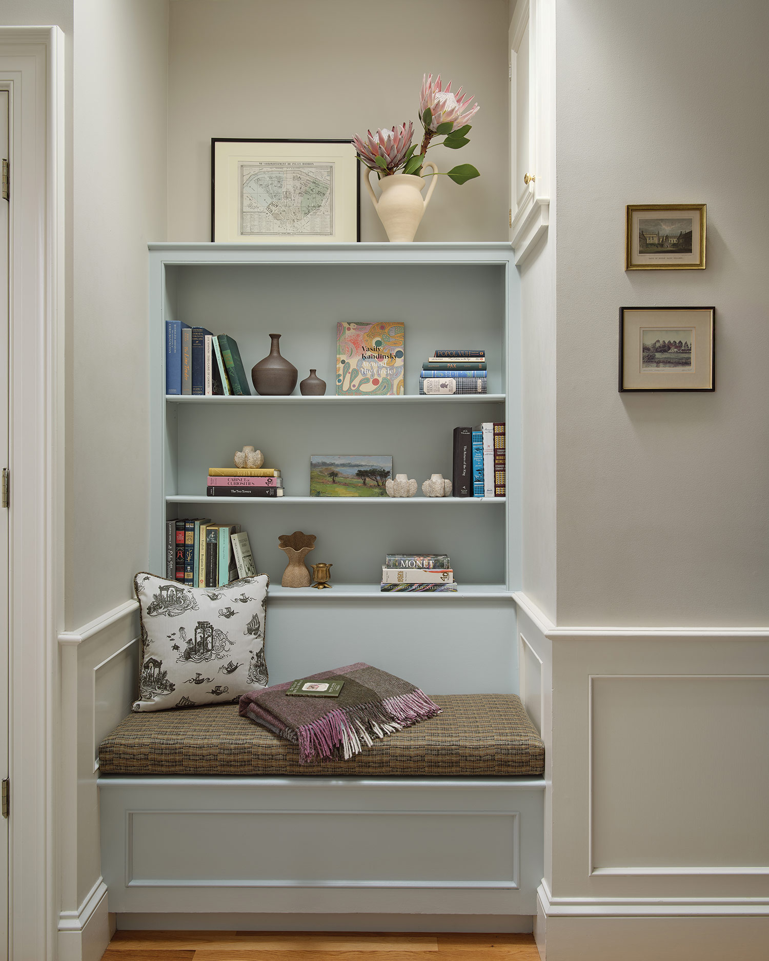 Book Nook in Marin County House by Caitlin Jones Design