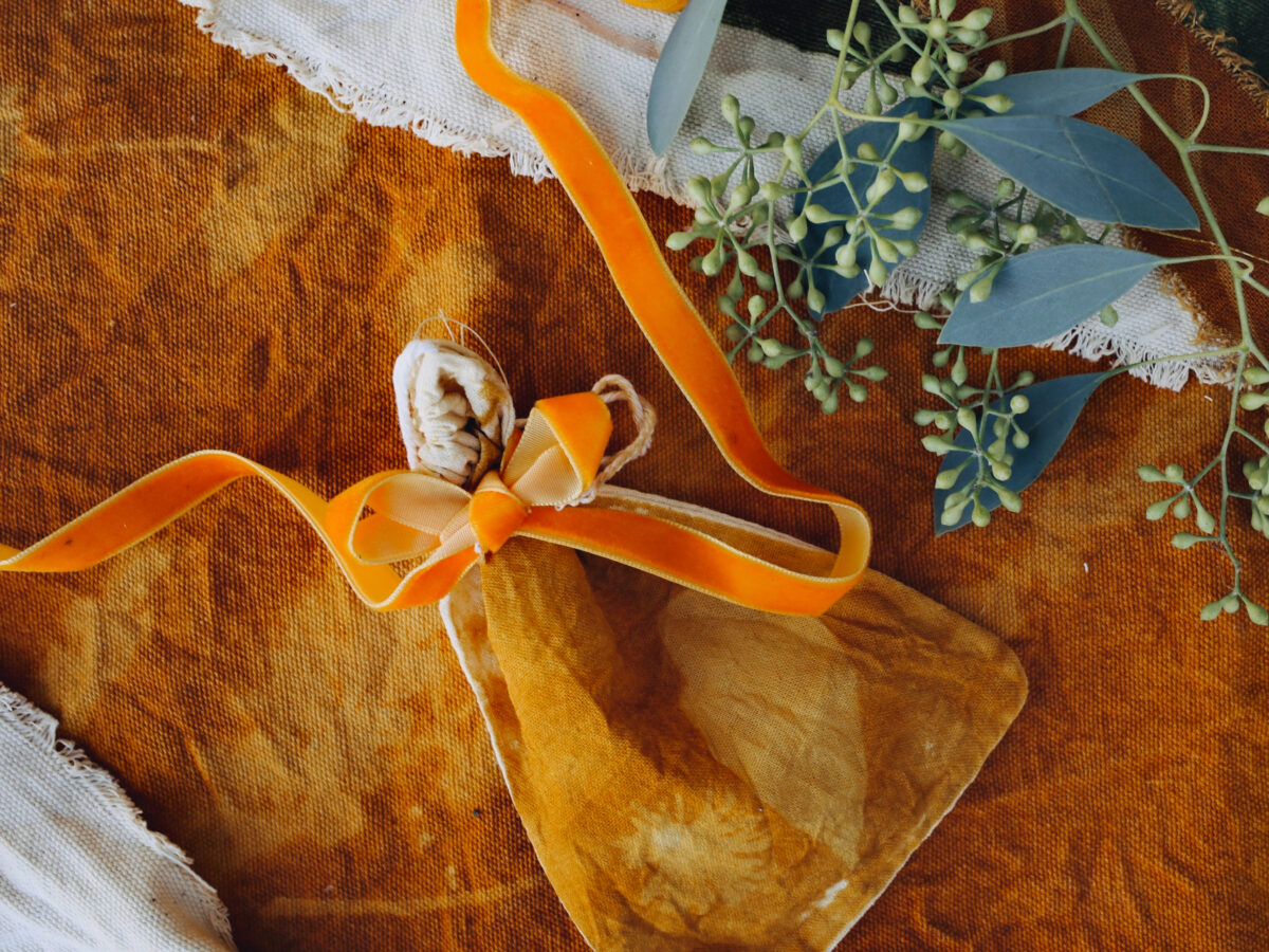 Botanical Cyanotype Gift Bag