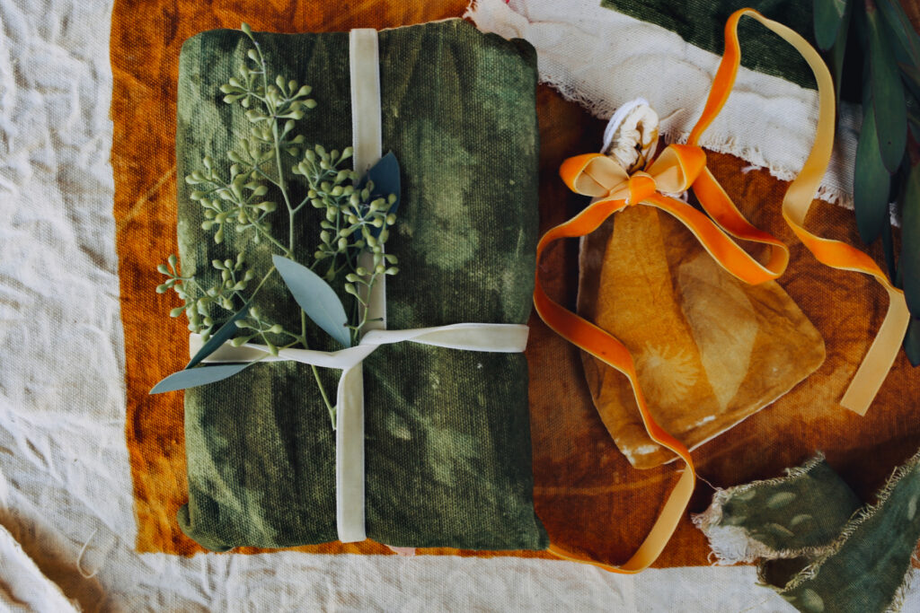 Botanical Cyanotype Gift Wrap